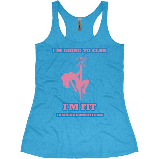 DONDIFITNESS LADIES RACERBACK SOFT TANK TOPS