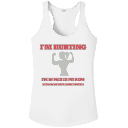 DONDIFITNESS LADIES RACERBACK TANK TOP DONDIFITNESS LADIES RACERBACK TANK TOP