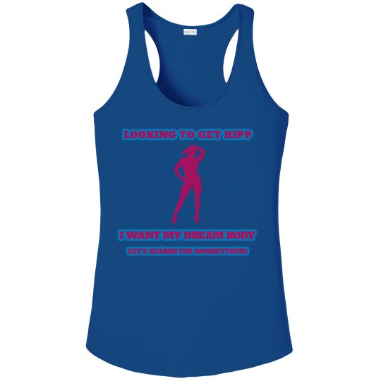 DONDIFITNESS LADIES RACERBACK TANK TOP DONDIFITNESS LADIES RACERBACK TANK TOP