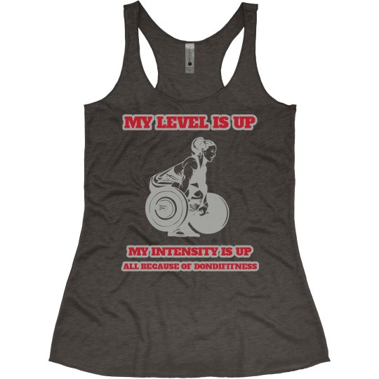 DONDIFITNESS LADIES RELAX RACERBACK TANK TOP