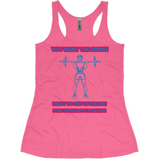 DONDIFITNESS LADIES RELAX SOFT RACERBACK TANK TOP