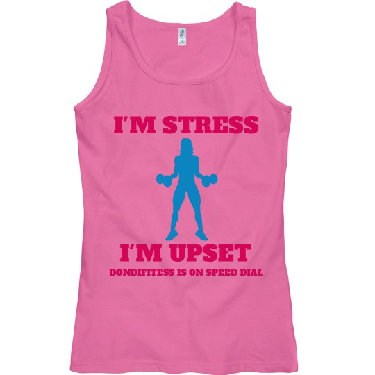 DONDIFITNESS LADIES SLIM FIT RACEBACK TANK TOP