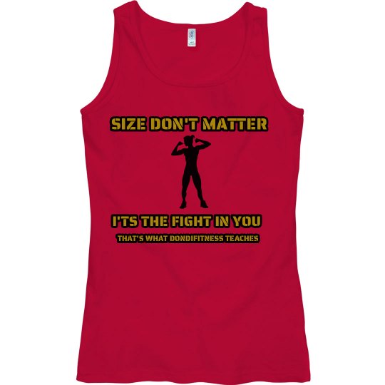 DONDIFITNESS LADIES SLIM FIT TANK TOP