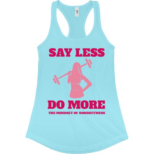 DONDIFITNESS LADIES SLIM FIT TANK TOP