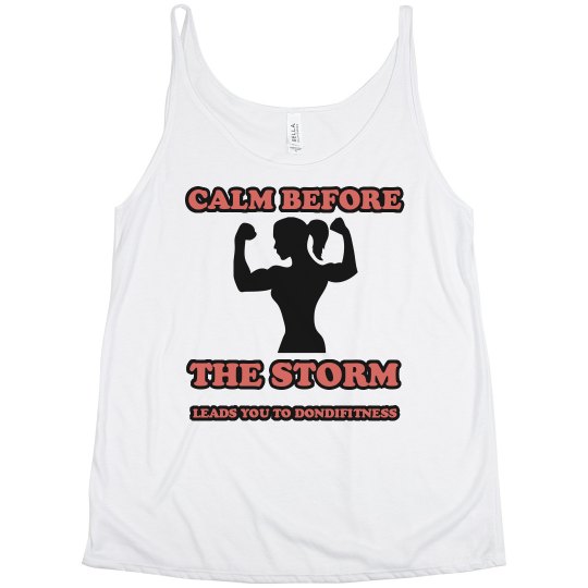 DONDIFITNESS LADIES SLOUCH TANK TOP
