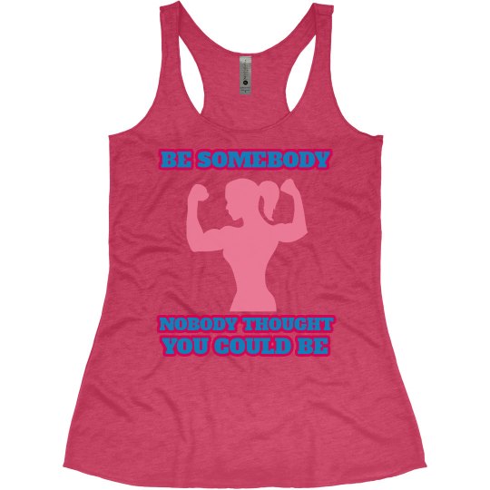 DONDIFITNESS LADIES SOFT RACERBACK TANK TOP