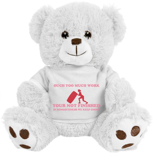 DONDIFITNESS LADIES TEDDY BEAR
