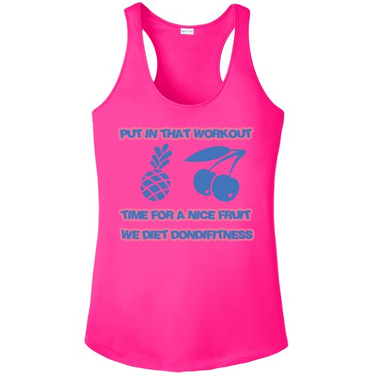DONDIFITNESS RACERBACK TANK TOP