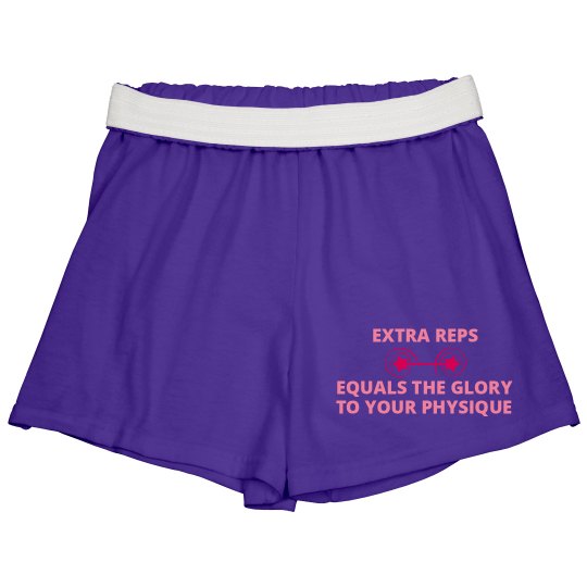 DONDIFITNESS SLIM FIT CHEER SHORTS