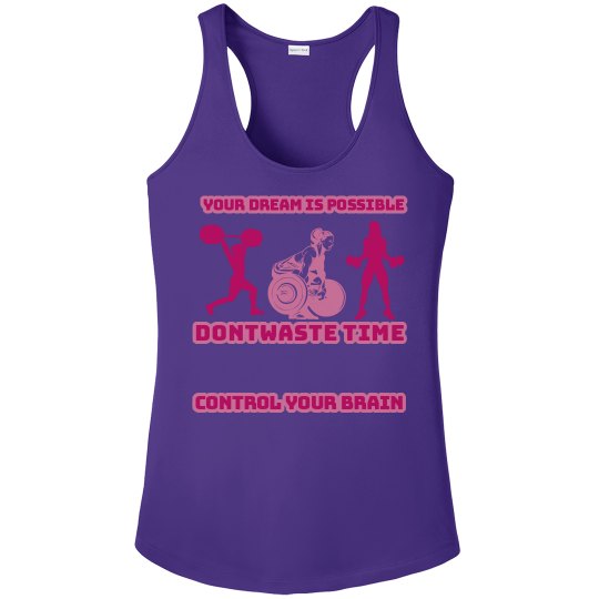 DONDIFITNESS WOMAN PERFORMANCE TANK  TOPS
