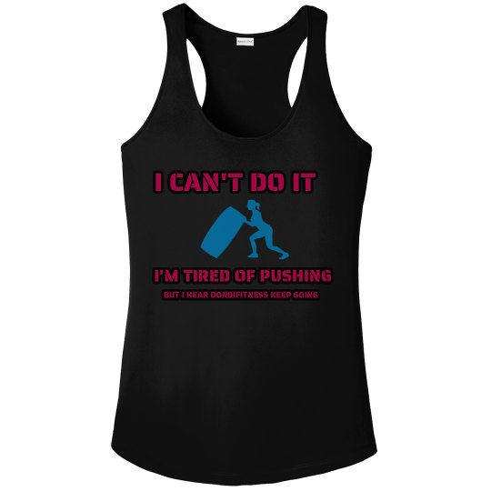 DONDIFITNESS WOMAN RACERBACK TANK TOP