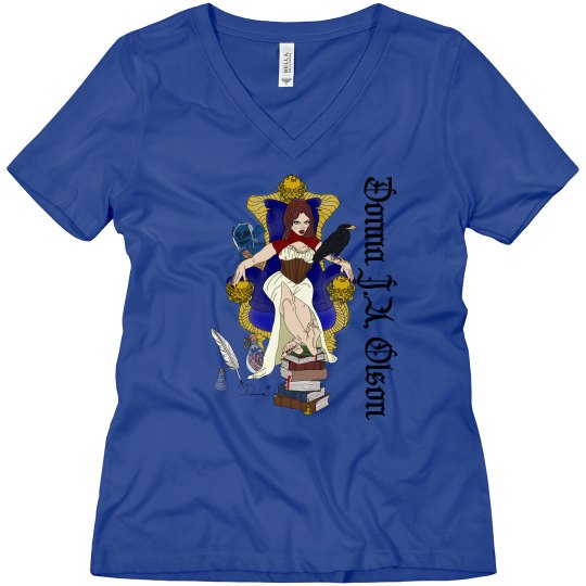 Donna J.A. Olson Graphic Vneck Tee