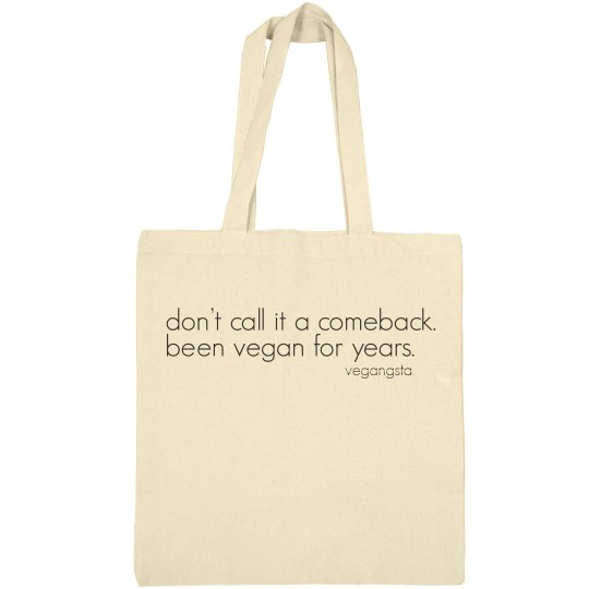 don't call it... canvas bag