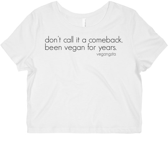 don't call it... crop crew tee