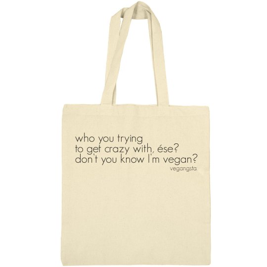 don't you know... canvas bag