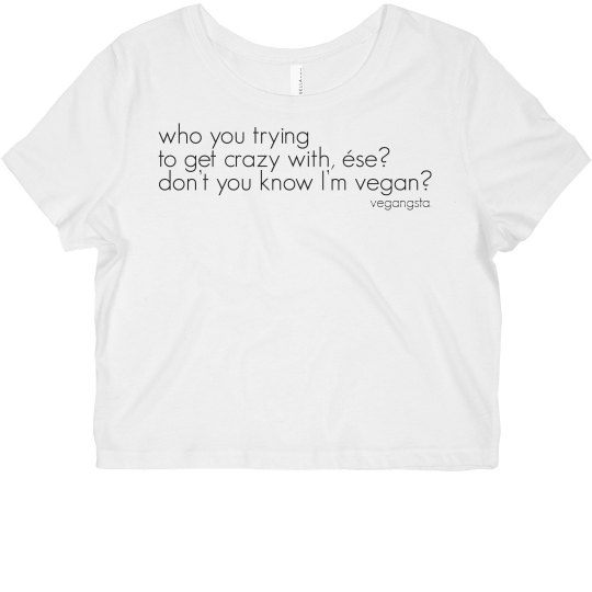 don't you know... crop crew tee