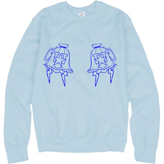 DOUBLE BLU MONIKER CREWNECK DOUBLE BLU MONIKER CREWNECK