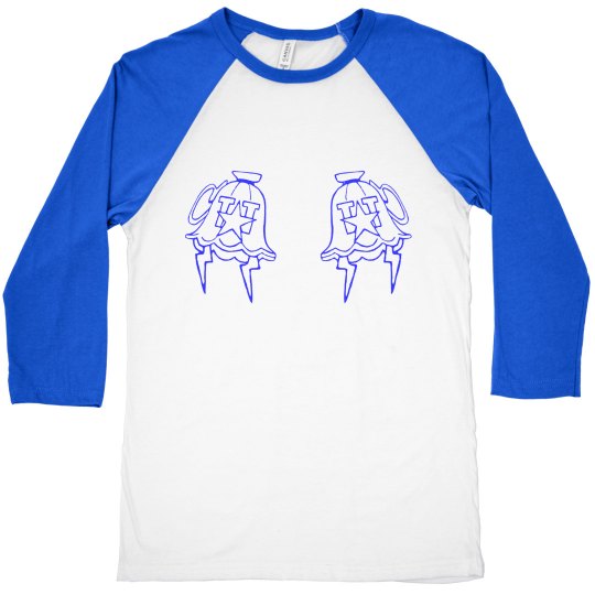 DOUBLE BLU MONIKER RAGLAN TEE