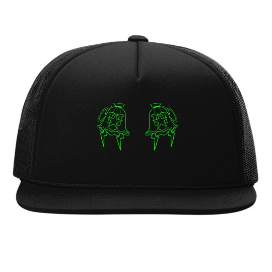 DOUBLE GREEN MONIKER TRUCKER