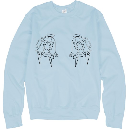 DOUBLE MONIKER BLK CREWNECK DOUBLE MONIKER BLK CREWNECK