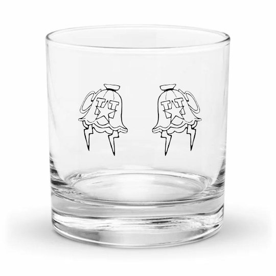 DOUBLE MONIKER BLK GLASS