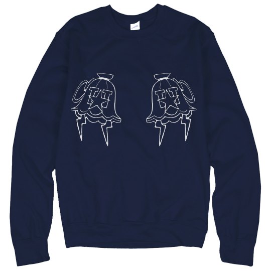 DOUBLE WHT MONIKER CREWNECK DOUBLE WHT MONIKER CREWNECK