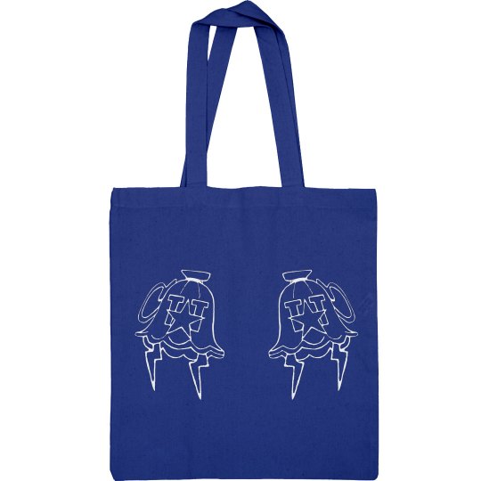 DOUBLE WHT MONIKER TOTE