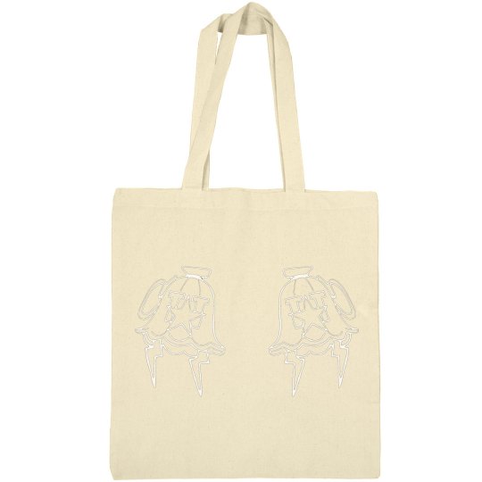 DOUBLE WHT MONIKER TOTE (TAN)