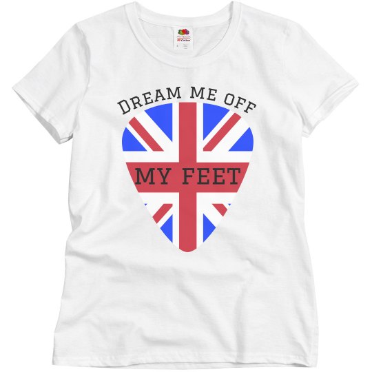Dream Me Off My Feet Ladies Hysteria Lyric Tee