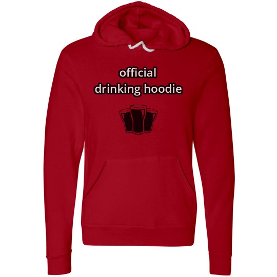 drinking hoodie