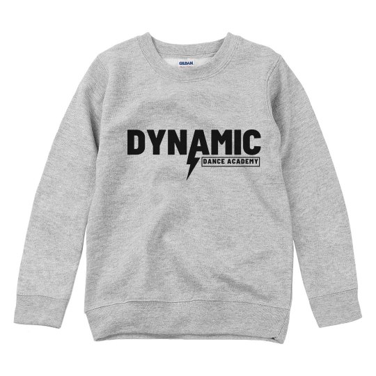 Dynamic Logo Youth Crewneck