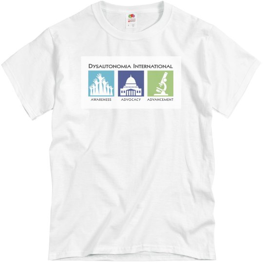 Dysautonomia International White Unisex T-Shirt
