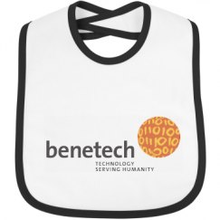 Infant Contrast Trim Bib