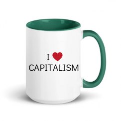 15oz Ceramic Mug with Color Inside