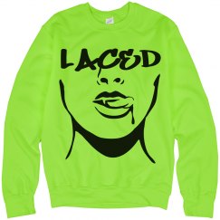 Laced neon sweatshirt