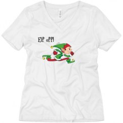 Ladies Relaxed Fit V-Neck Tee