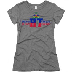 Ladies Slim Fit Super Soft Triblend Tee