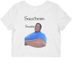 Ladies Slim Fit Crop Top Tee