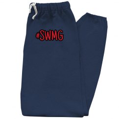 SWMG hashtag camo slim-fit joggers
