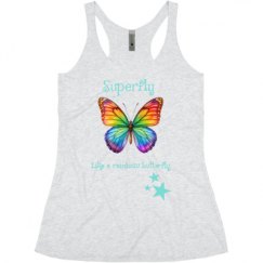 Ladies Slim Fit Super Soft Racerback Triblend Tank