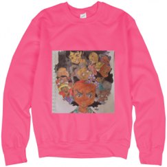 Unisex Neon Crewneck Sweatshirt