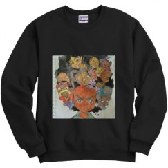 Unisex Film and Foil Crewneck Sweatshirt