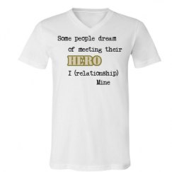 Unisex V-Neck Jersey Tee