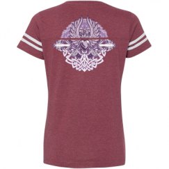 Ladies Relaxed Fit Vintage Sports Tee