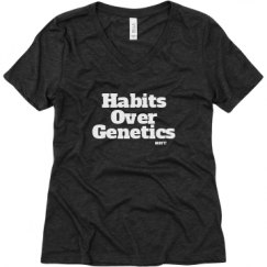 Ladies Relaxed Fit Super Soft Triblend V-Neck Tee