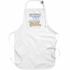 GROWN ASS PINUPS MAGAZINE WHITE APRON