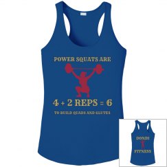 DONDIFITNESS WOMAN PERFORMANCE TANK  TOPS