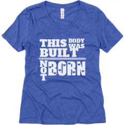 Ladies Relaxed Fit Super Soft Triblend V-Neck Tee