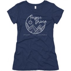 Ladies Slim Fit Super Soft Triblend Tee