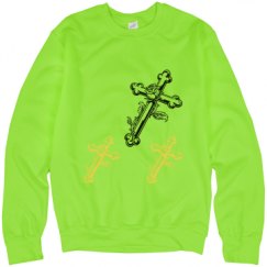 Unisex Neon Crewneck Sweatshirt